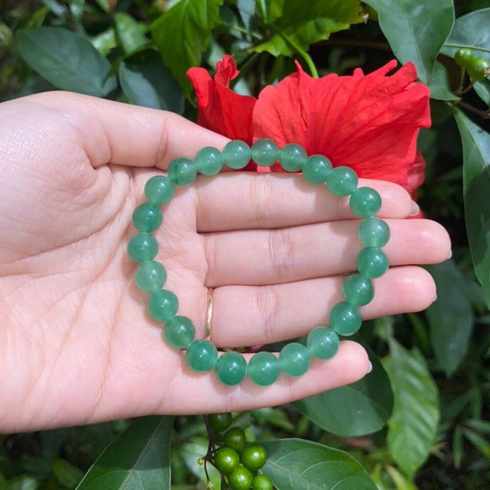 [SOLD] 8MM Aventurine Bead Bracelet